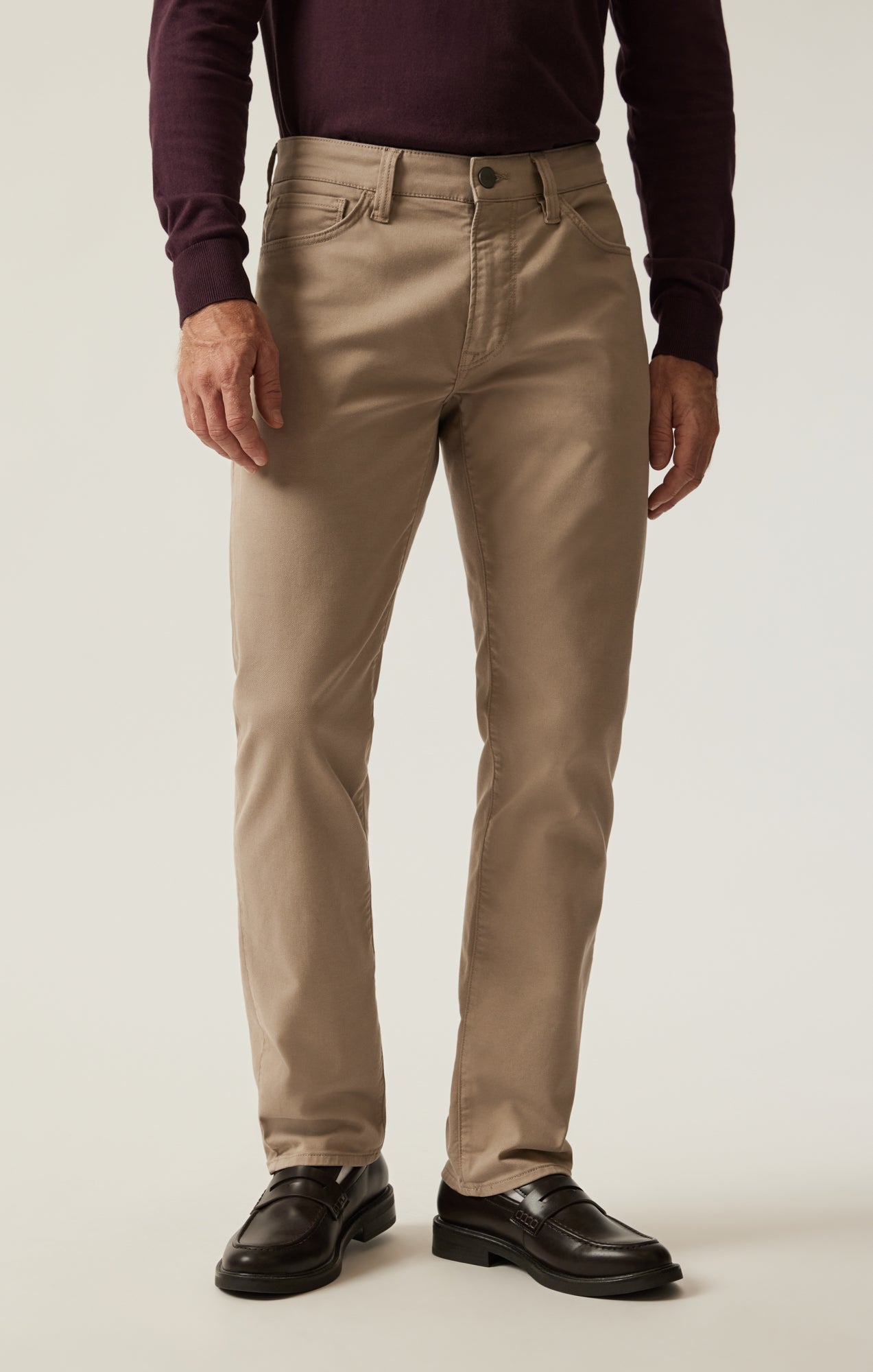 34 Heritage Courage Straight Leg Pants in Sand Coolmax