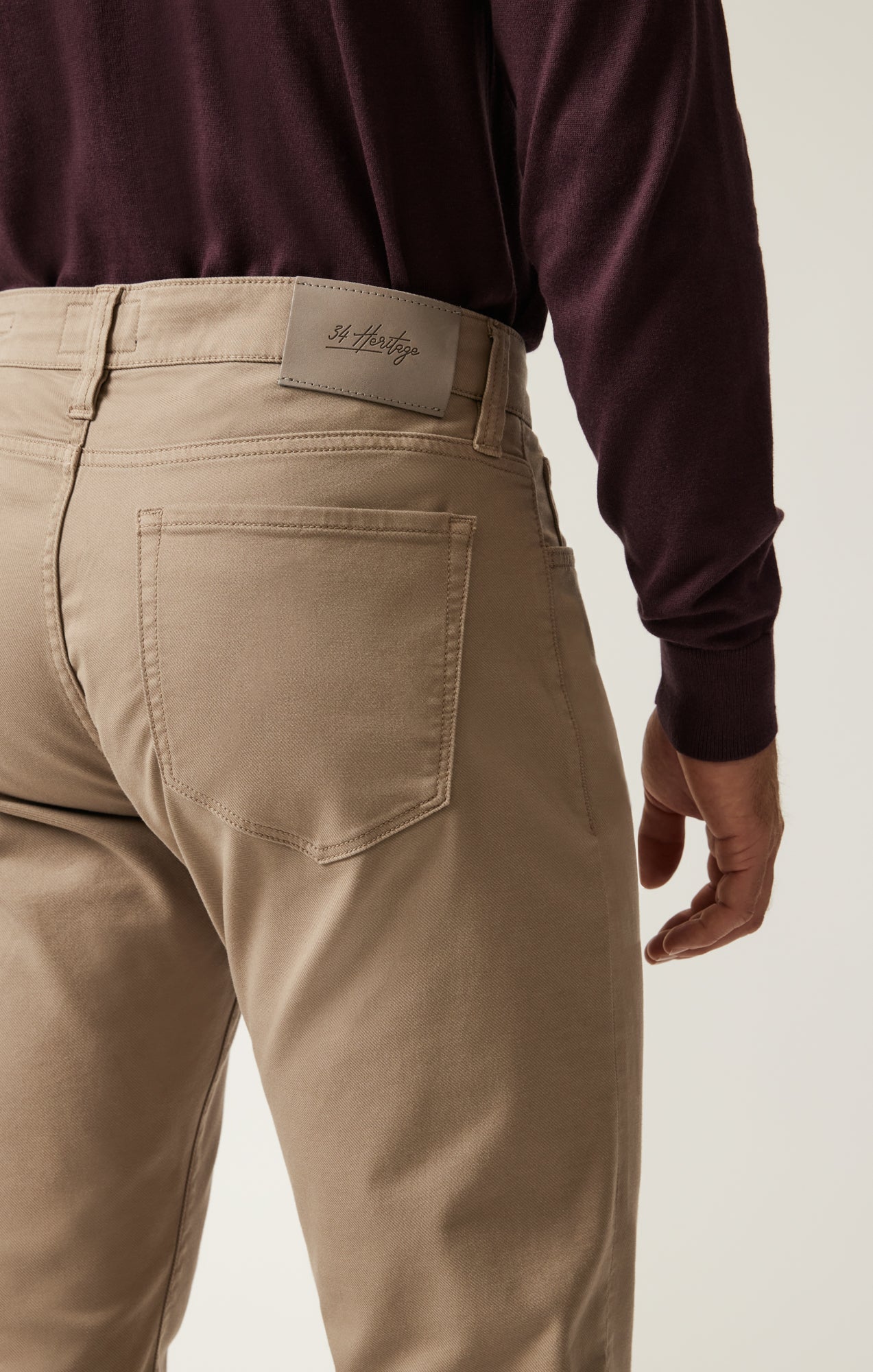 34 Heritage Courage Straight Leg Pants in Sand Coolmax