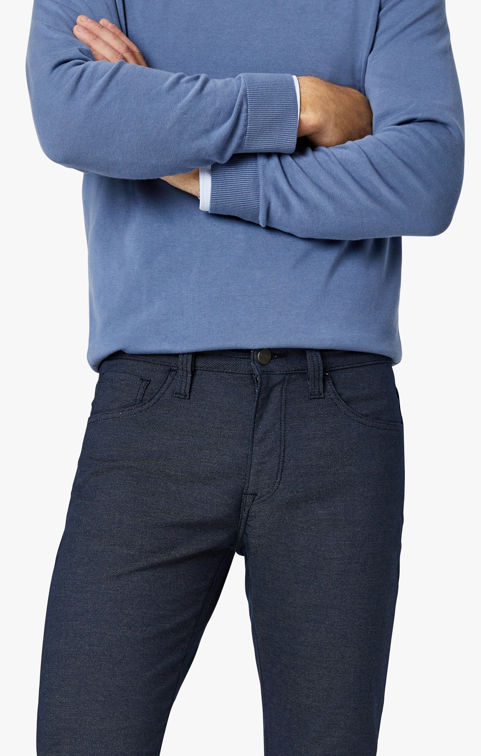 34 Heritage Courage Straight Leg Pants in Navy Coolmax