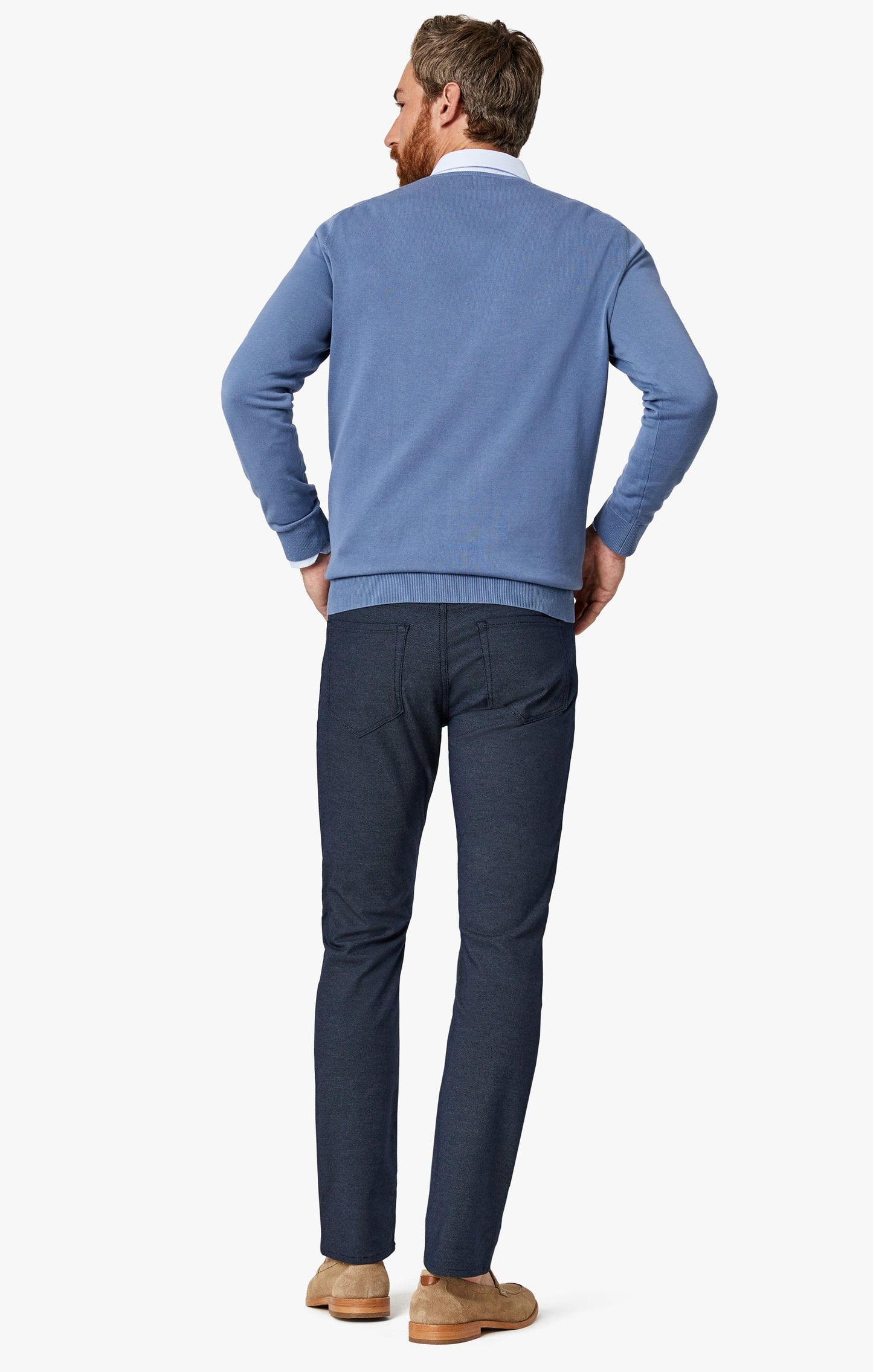 34 Heritage Courage Straight Leg Pants in Navy Coolmax