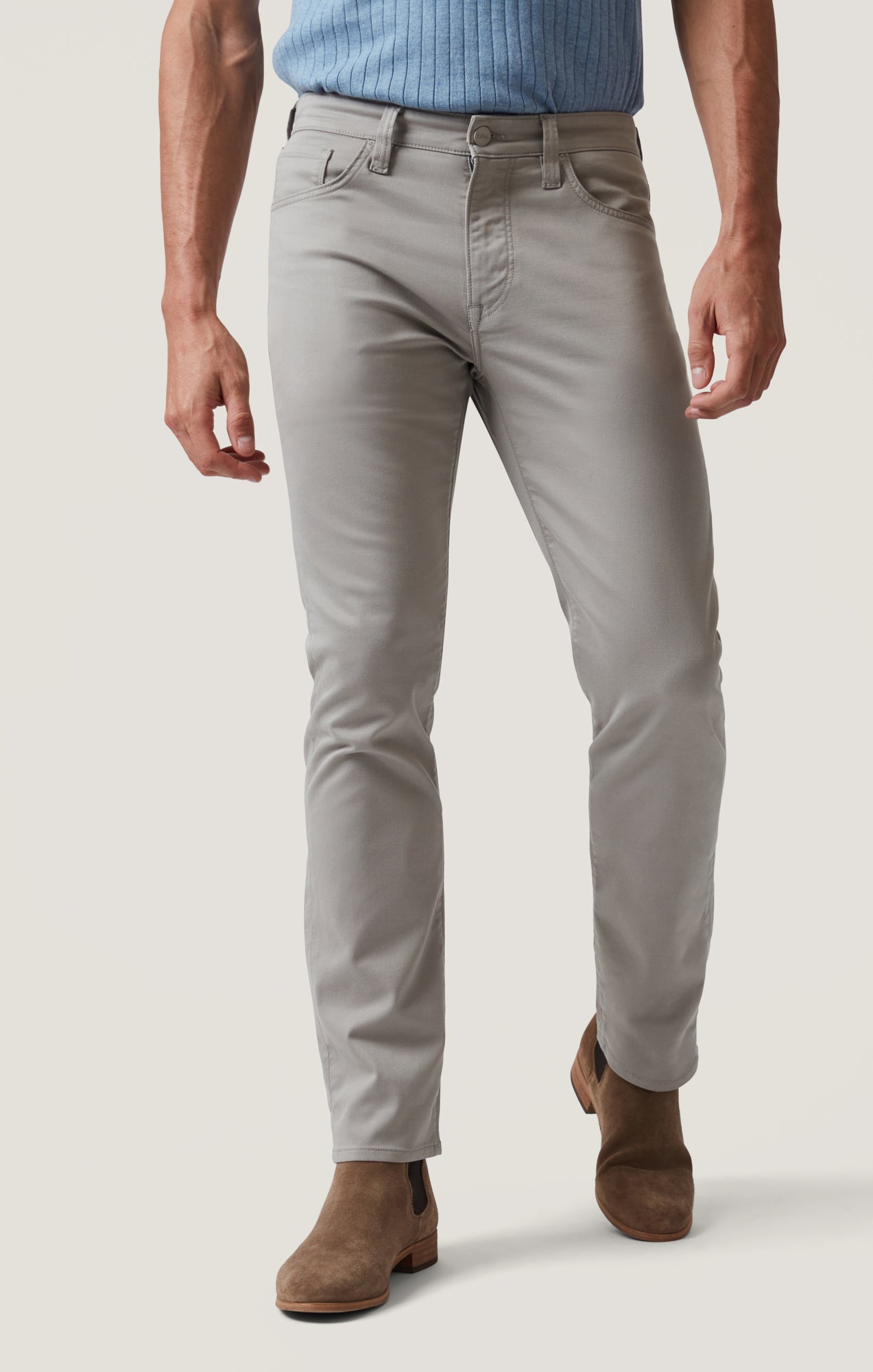 34 Heritage Courage Straight Leg Pants in Platinum Coolmax
