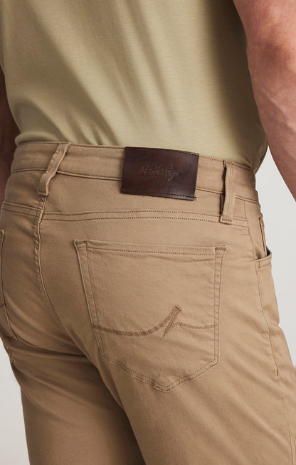 34 Heritage Courage Straight Leg in Khaki Twill