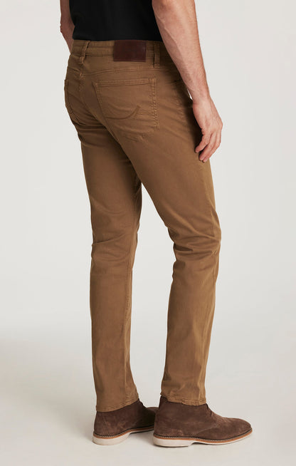 34 Heritage Courage Mid Rise Straight Leg in Tobacco Twill
