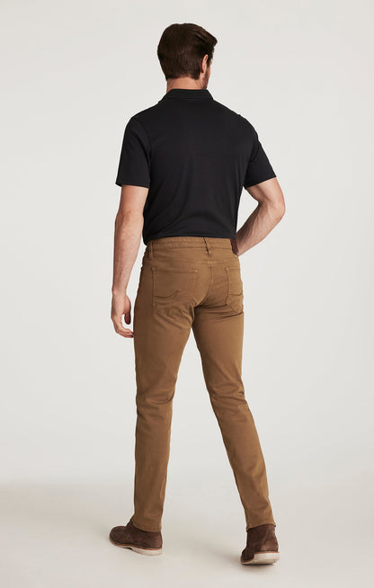 34 Heritage Courage Mid Rise Straight Leg in Tobacco Twill