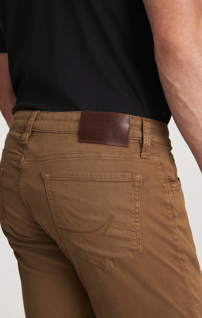 34 Heritage Courage Mid Rise Straight Leg in Tobacco Twill