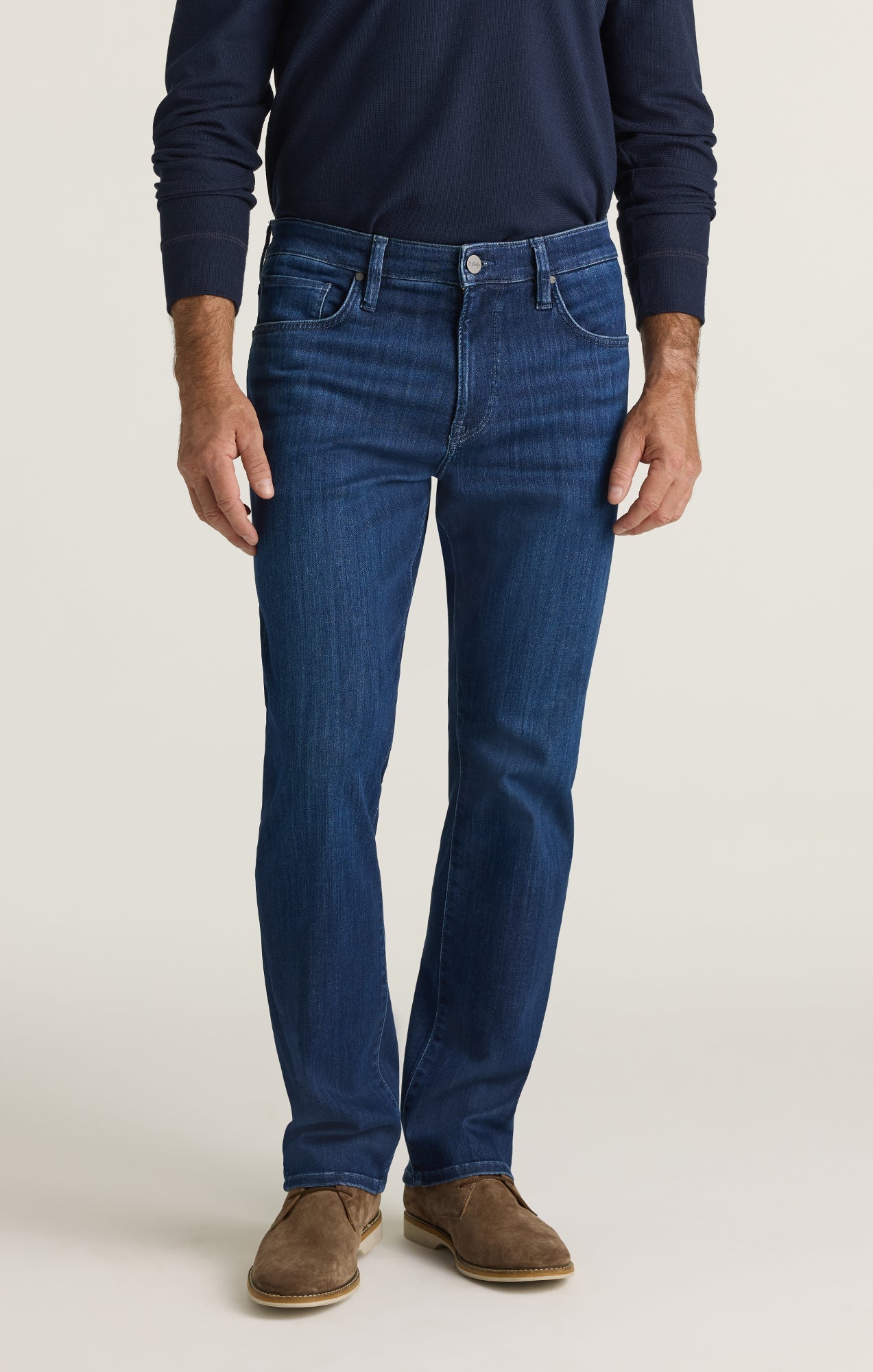 34 Heritage Camino Relaxed Straight Jeans in Dark Brushed Urban