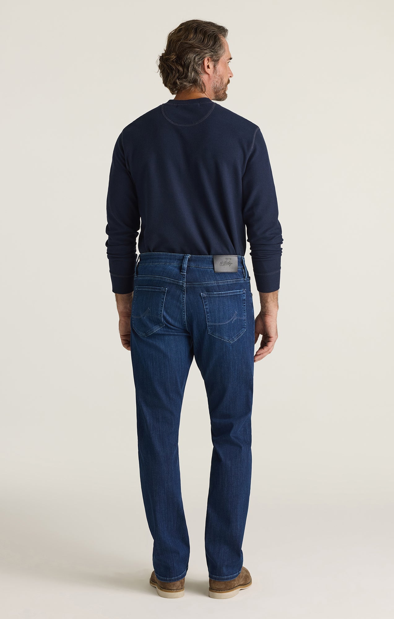 34 Heritage Camino Relaxed Straight Jeans in Dark Brushed Urban