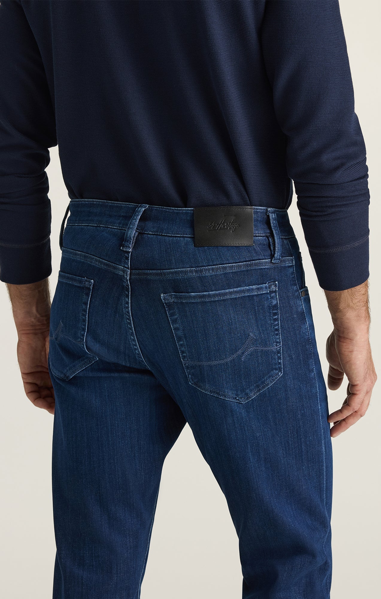 34 Heritage Camino Relaxed Straight Jeans in Dark Brushed Urban