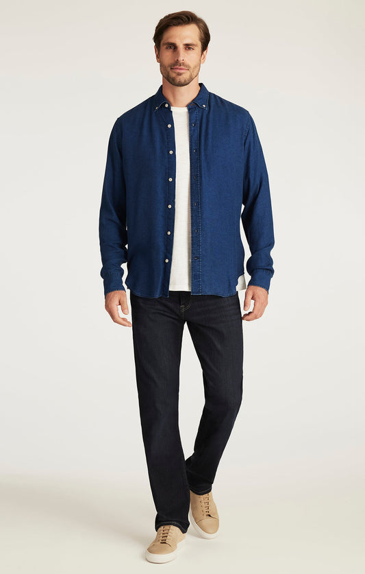 34 Heritage Camino Relaxed Straight Jeans in Deep Urban