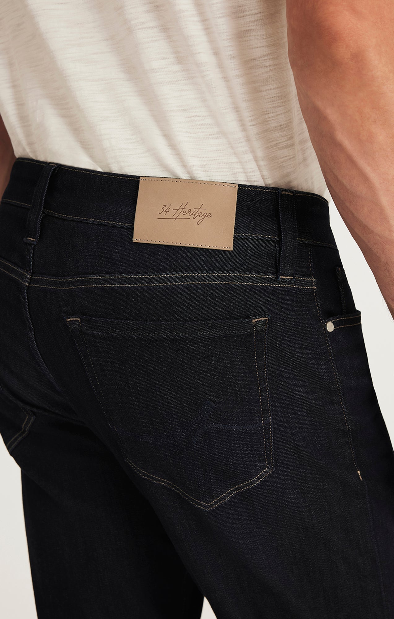 34 Heritage Camino Relaxed Straight Jeans in Deep Urban