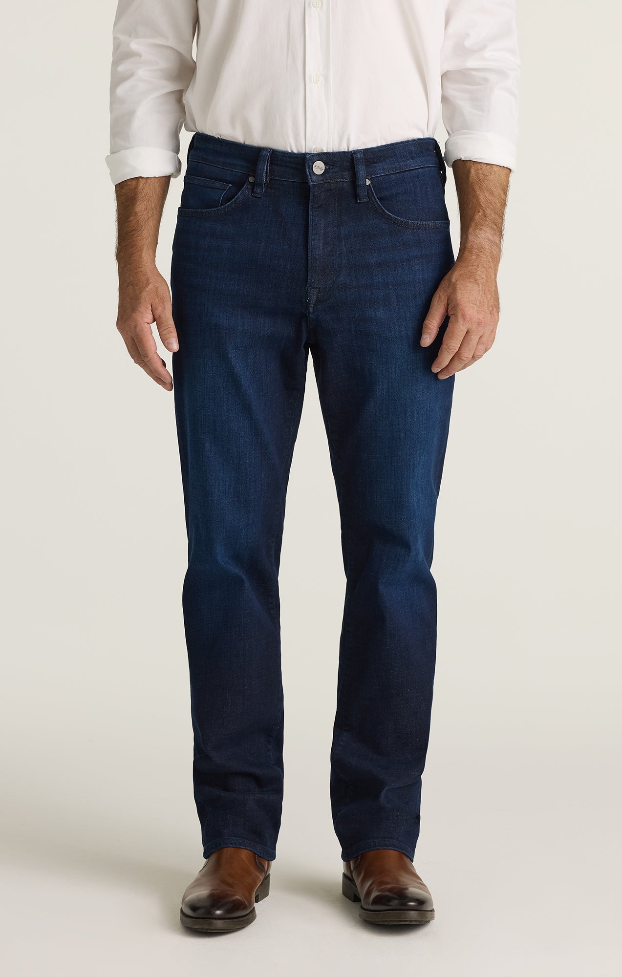 34 Heritage Charisma Relaxed Straight Jeans in Ink Organic Ultra