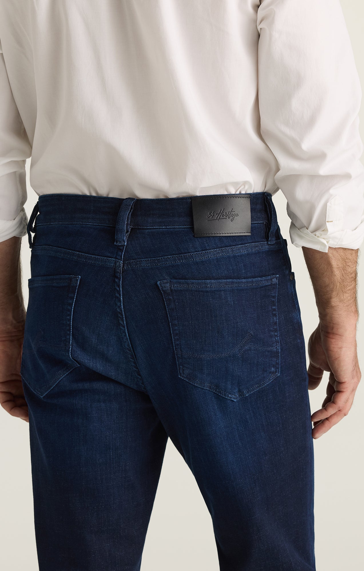 34 Heritage Charisma Relaxed Straight Jeans in Ink Organic Ultra