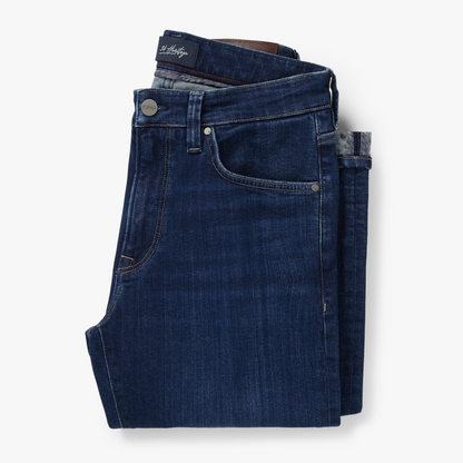 34 Heritage Courage Straight Leg Jeans in Deep Brushed Organic