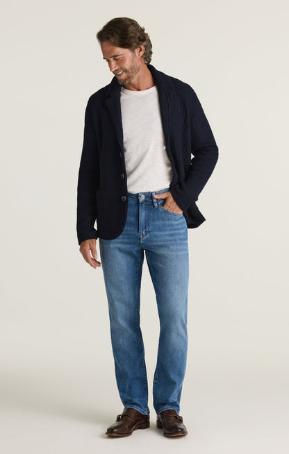 34 Heritage Charisma Relaxed Straight Jeans in Light Brushed Aerodenim