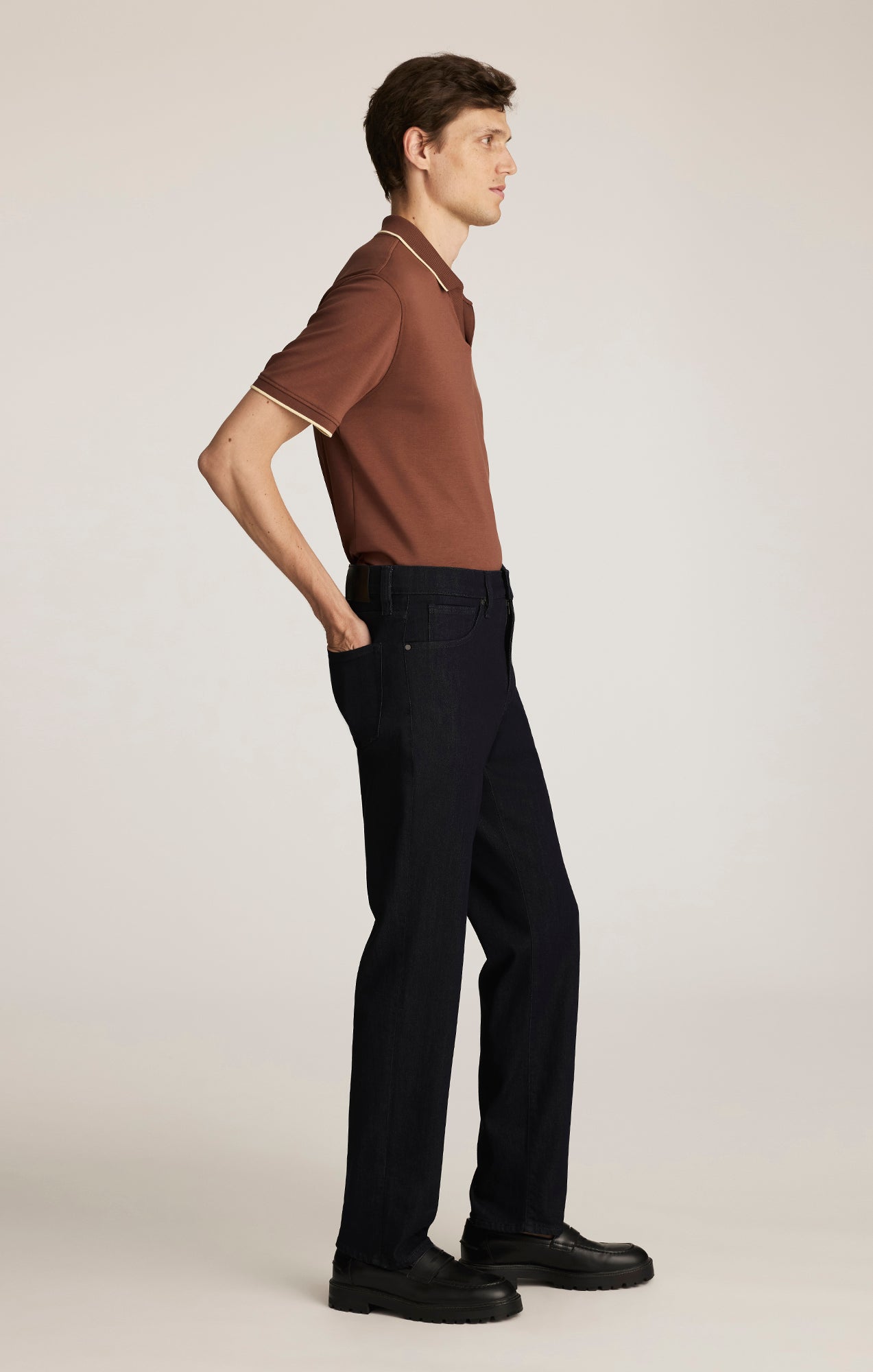 34 Heritage Relaxed Straight Leg Jeans in Rinse Aerodenim