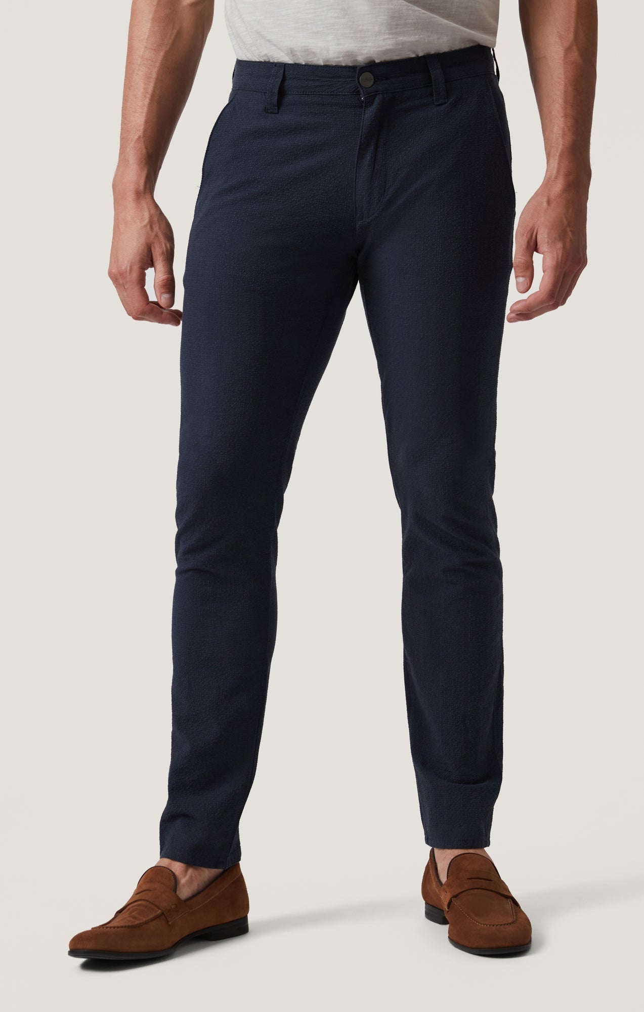 34 Heritage 34 Herigage Men's Verona Slim Chinos in Night Seersucker Kona