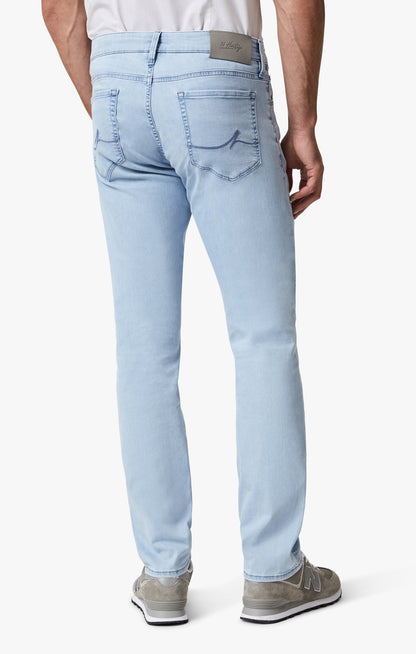 34 Heritage Courage Straight Leg Jeans In Bleached Kona