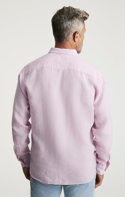 34 Heritage Linen Shirt In Lilac