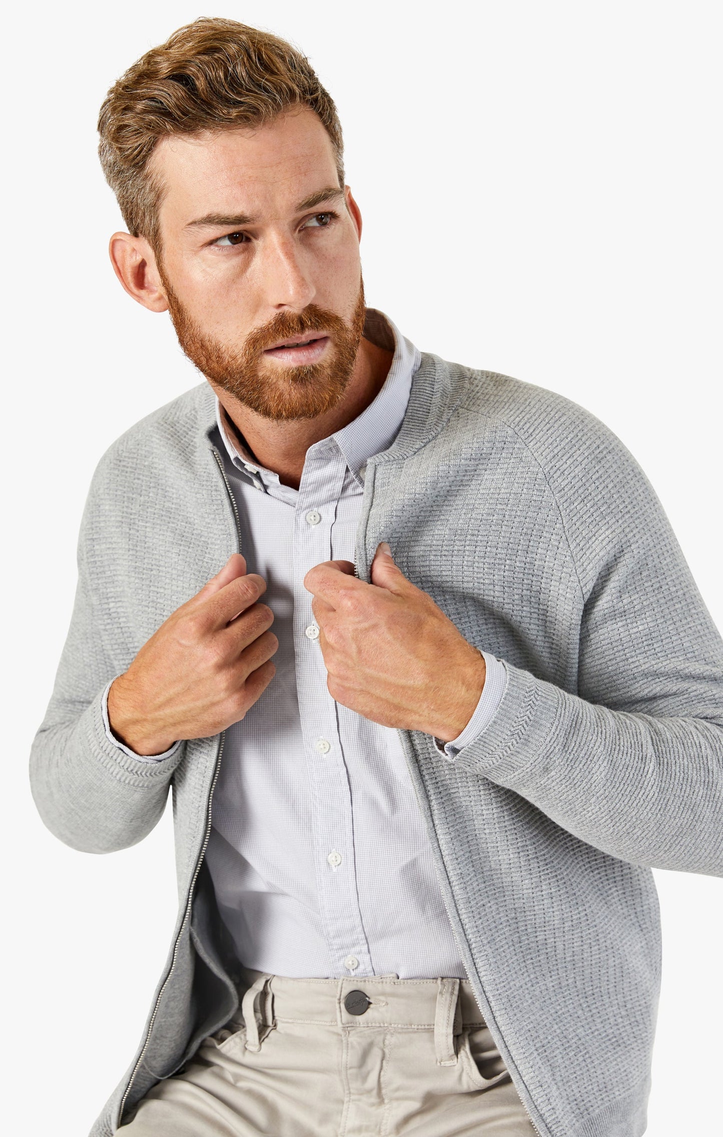 34 Heritage Courage Straight Leg Pants in Dawn Twill