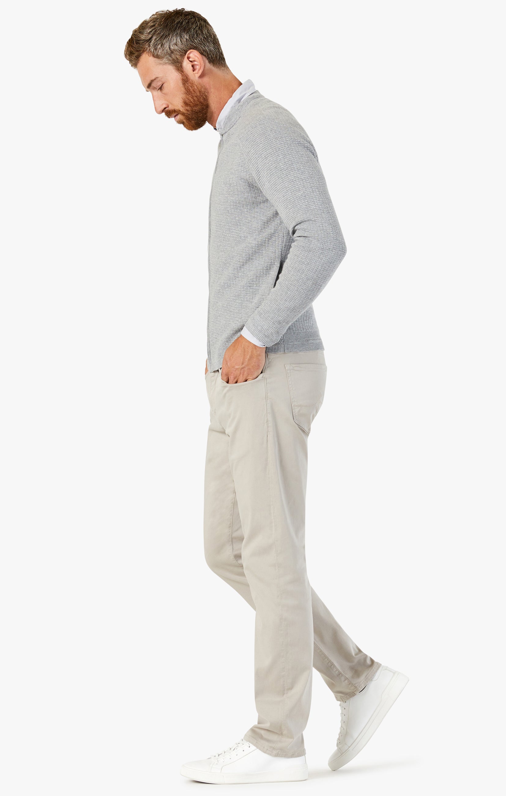 34 Heritage Courage Straight Leg Pants in Dawn Twill