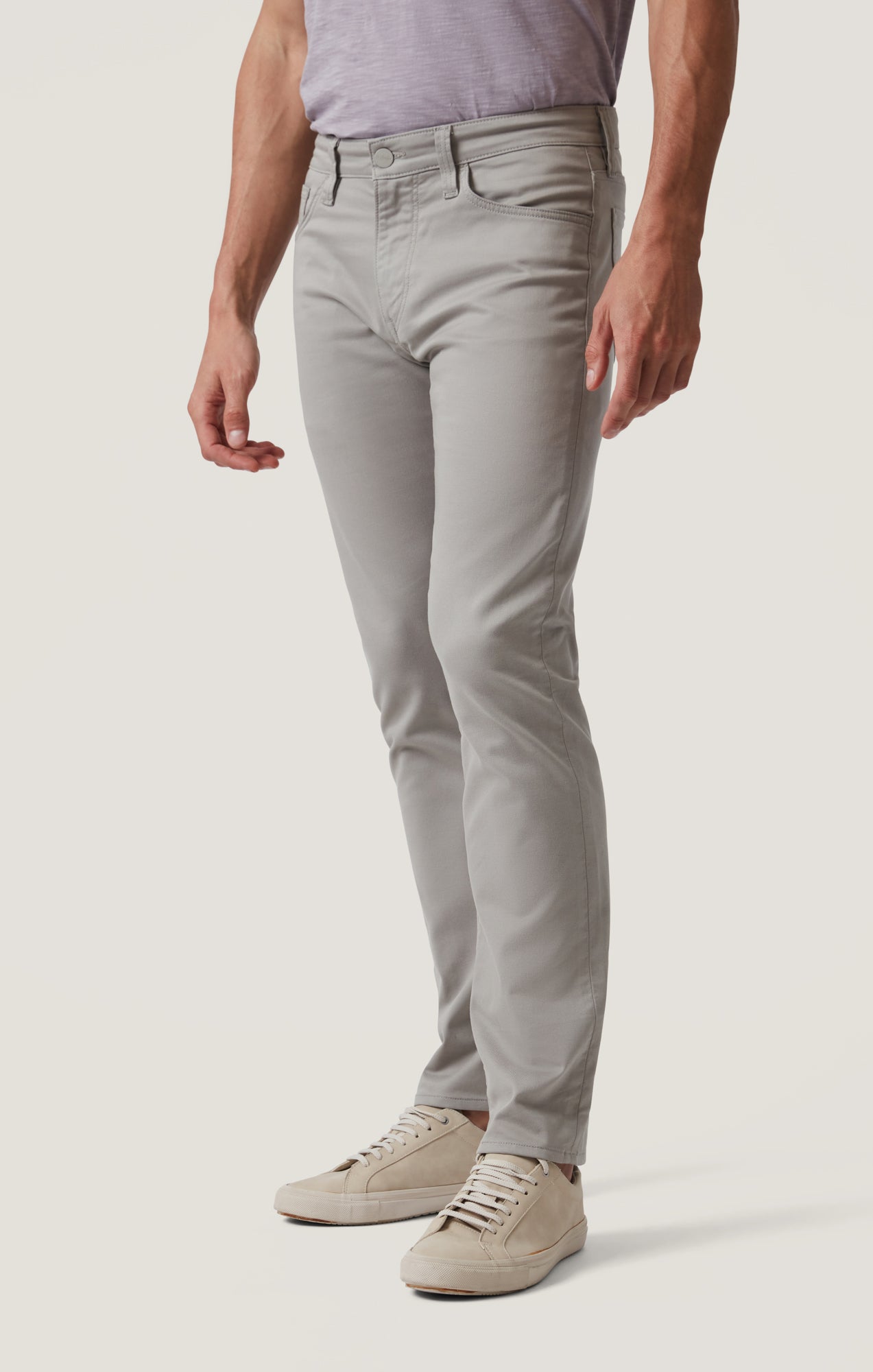 34 Heritage Relaxed Straight Pants in Platinum Coomax