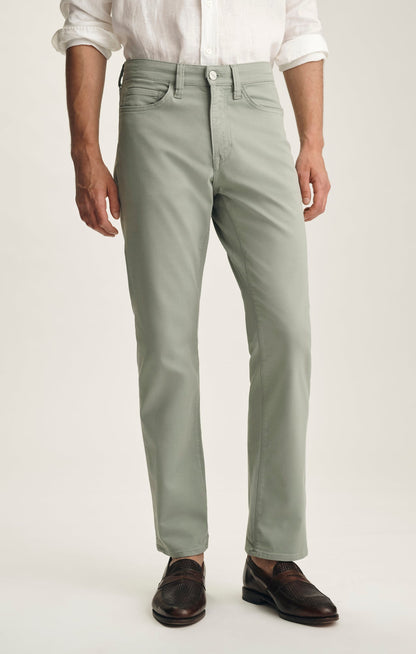 34 Heritage Charisma Relaxed Straight Pants In Sage Coolmax