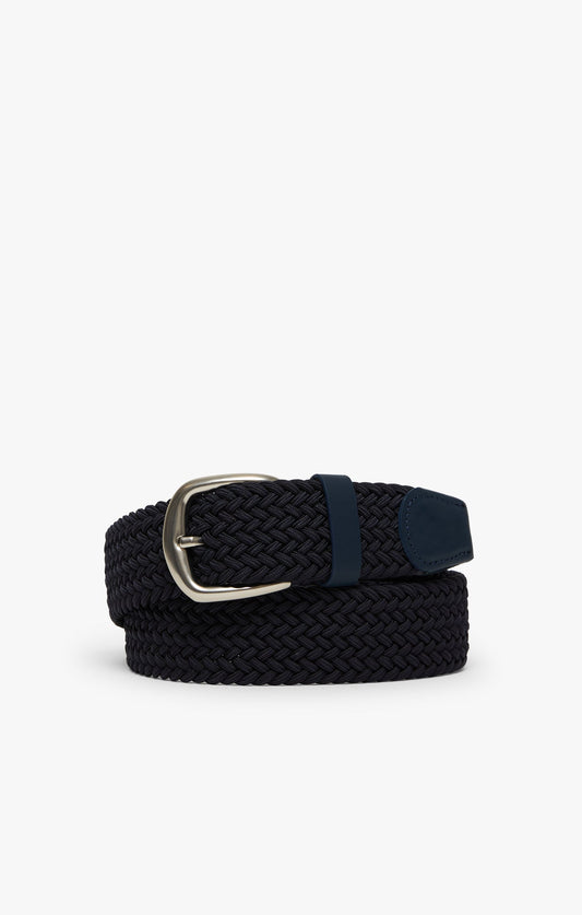 34 Heritage Elastic Belt In Navy Blue
