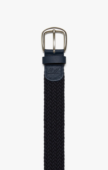 34 Heritage Elastic Belt In Navy Blue