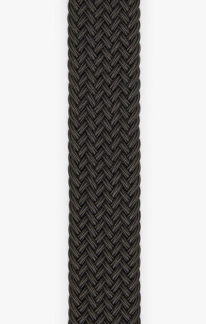 34 Heritage Woven Elastic Belt In Grey
