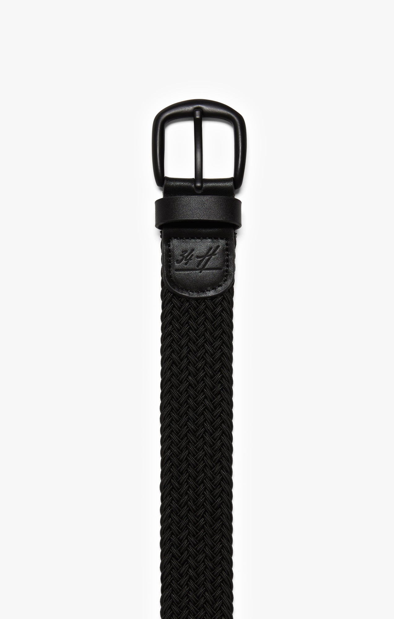 34 Heritage Woven Elastic Belt In Black