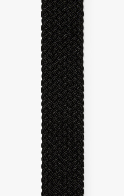 34 Heritage Woven Elastic Belt In Black