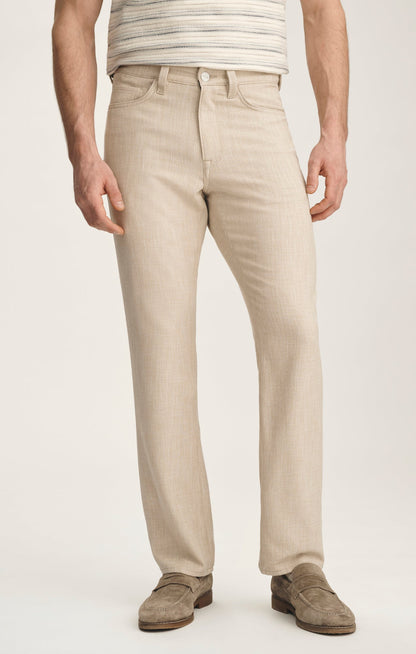 34 Heritage Charisma Relaxed Straight Pants In Wheat Cross Twill