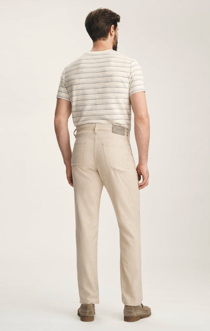 34 Heritage Charisma Relaxed Straight Pants In Wheat Cross Twill