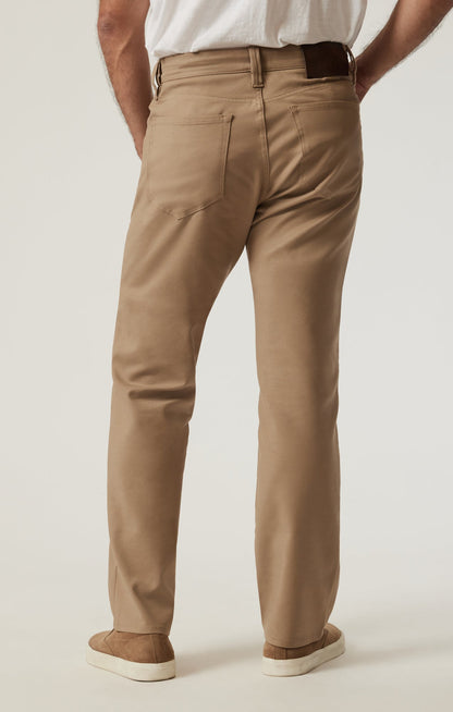 34 Heritage Charisma Relaxed Straight Pants in Khaki High Flyer