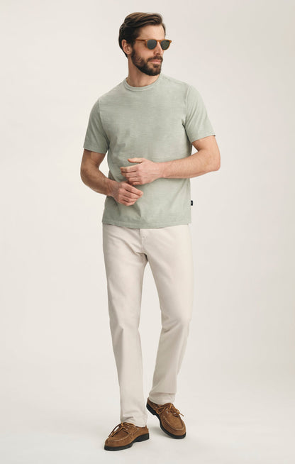 34 Heritage Charisma Relaxed Straight Pants In Oat Honeycomb