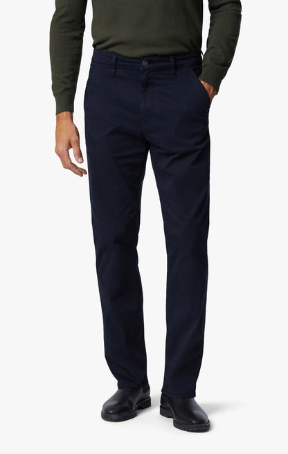 34 Heritage Charisma Relaxed Straight Chino In Navy Twill