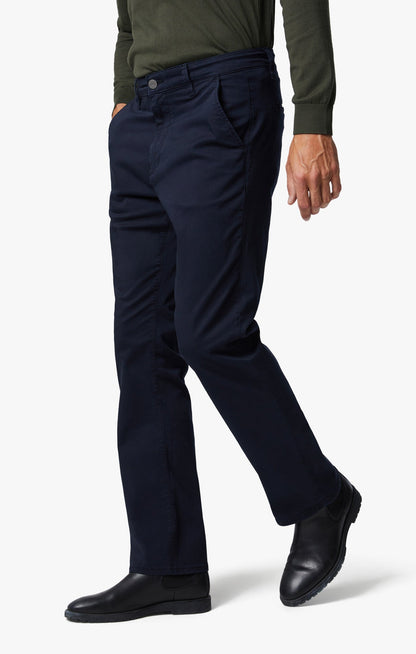 34 Heritage Charisma Relaxed Straight Chino In Navy Twill