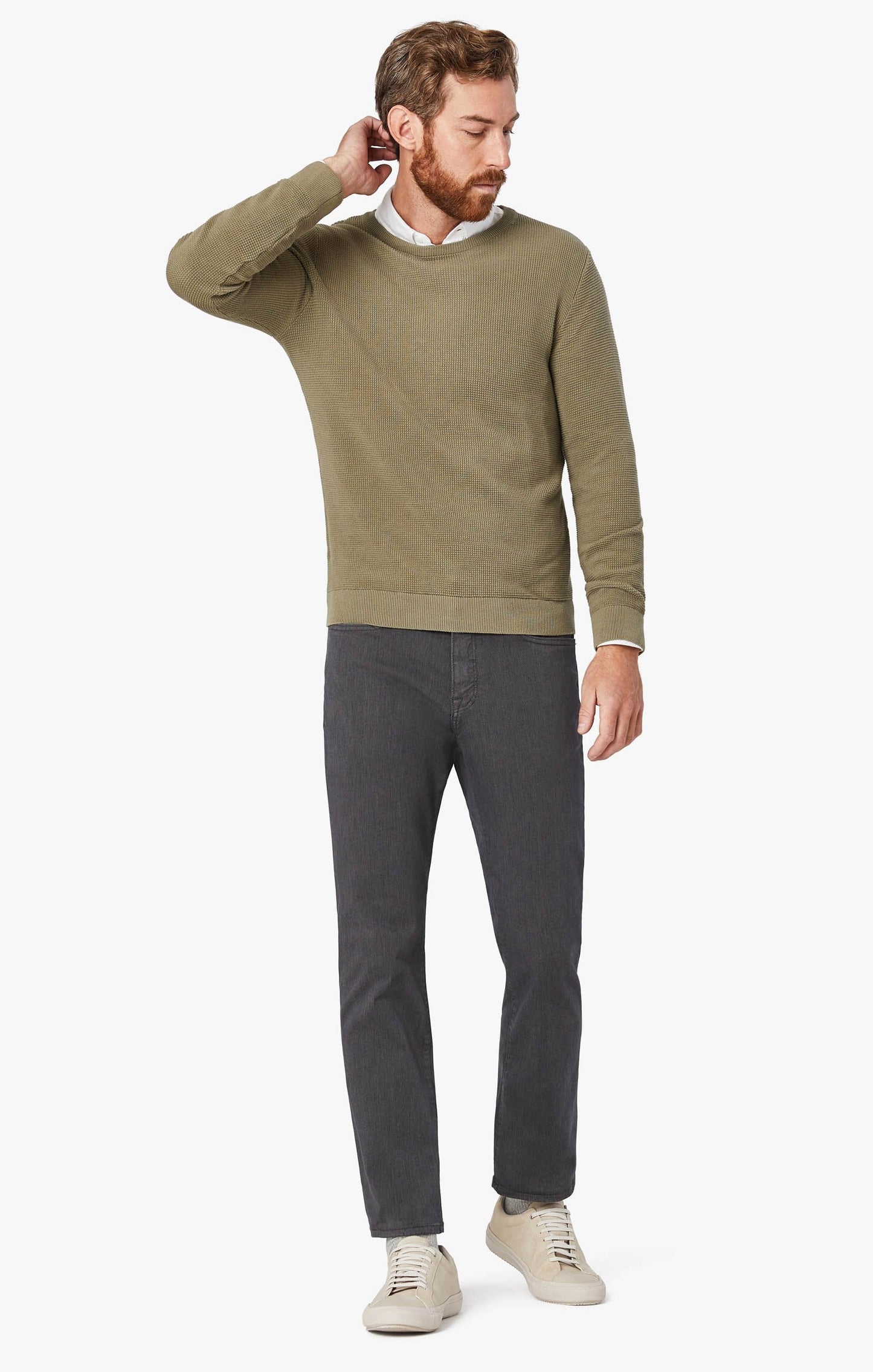34 Heritage Charisma Classic Fit in Grey Diagonal
