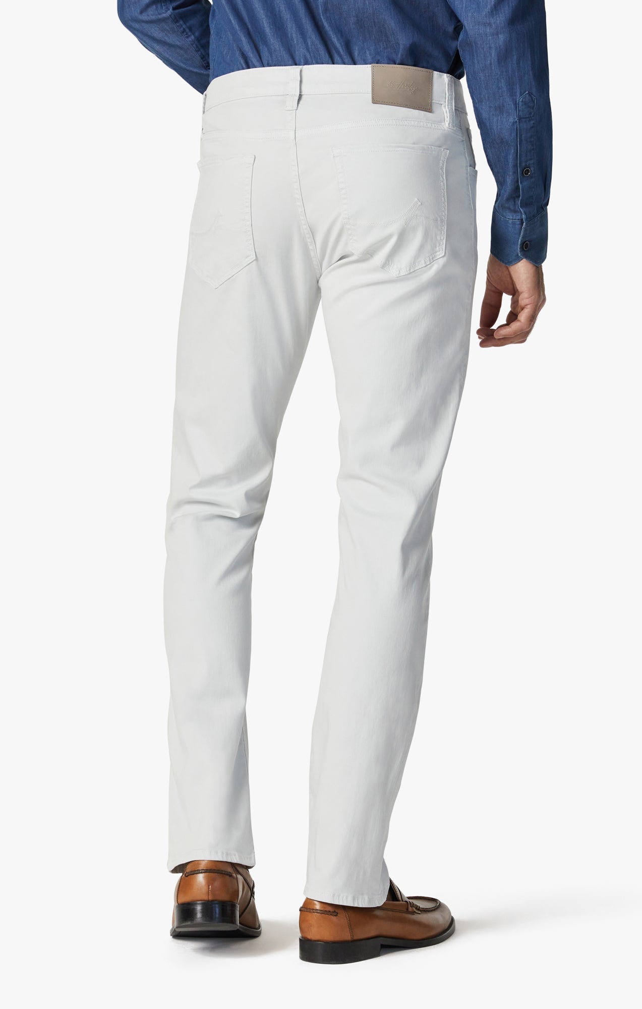 34 Heritage Charisma Relaxed Straight Pants In Stone Twill