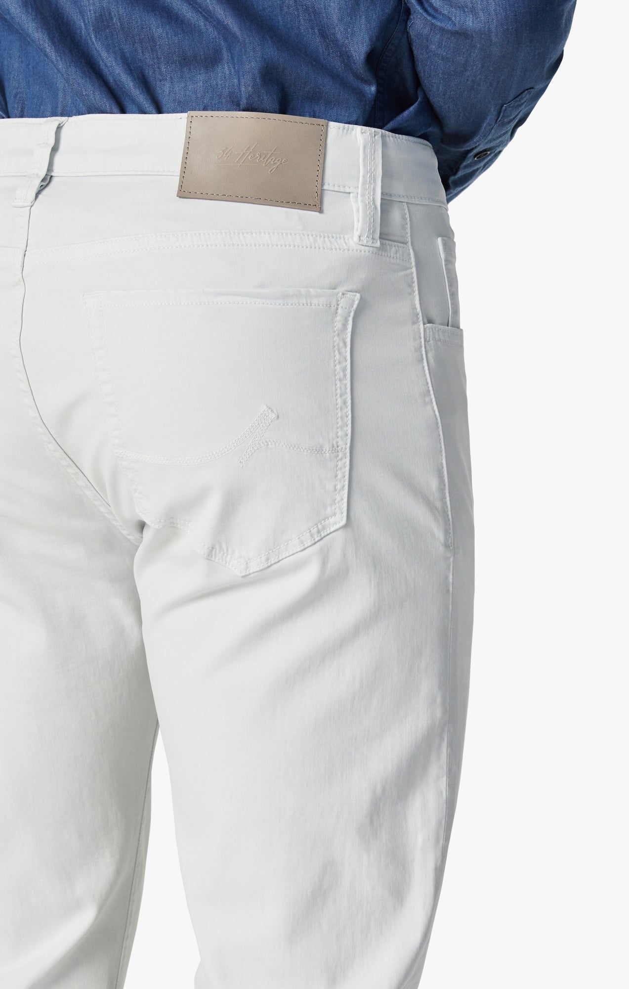 34 Heritage Charisma Relaxed Straight Pants In Stone Twill