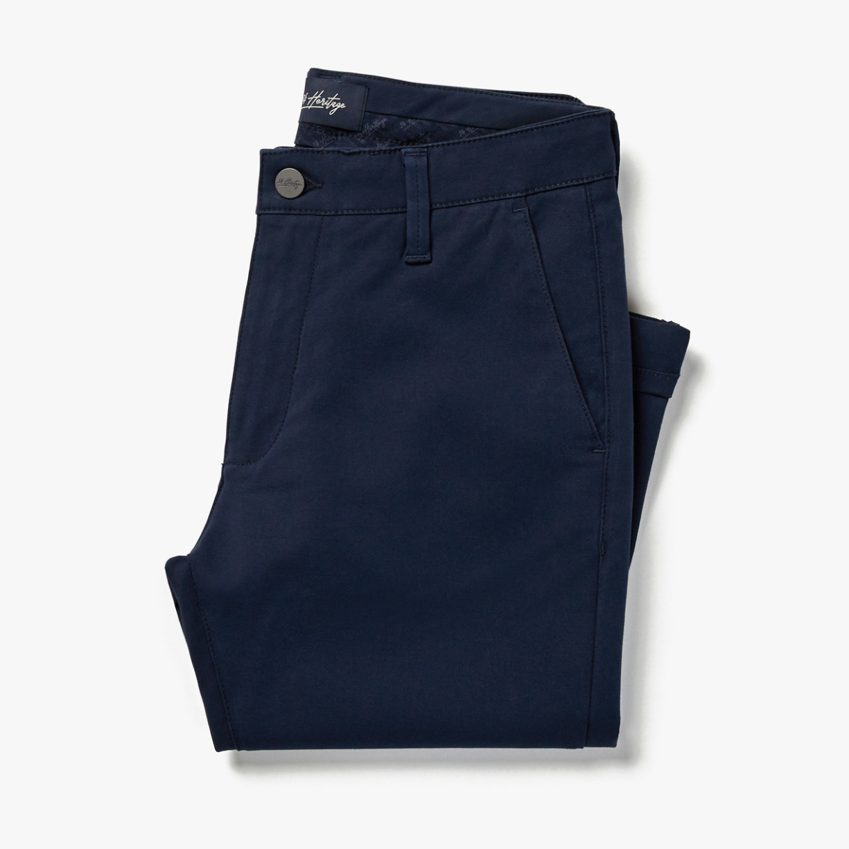 34 Heritage Verona Straight Leg Chino Pants In Night Sky High Flyer