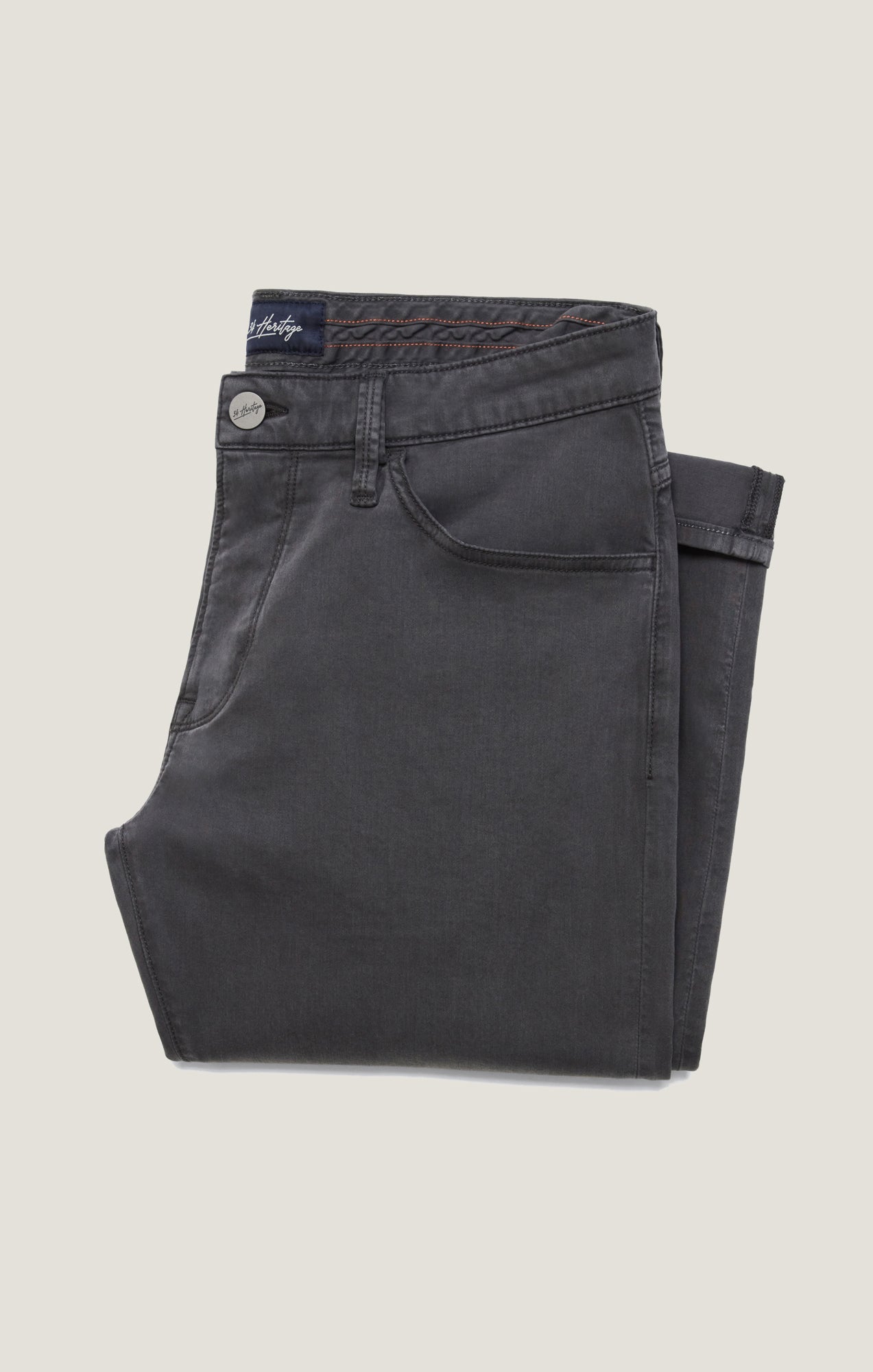 34 Heritage Courage Straight Leg Pants in Ash Twill