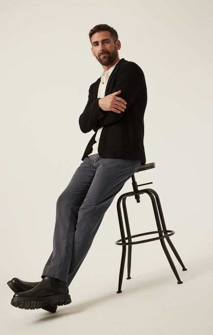 34 Heritage Courage Straight Leg Pants in Ash Twill