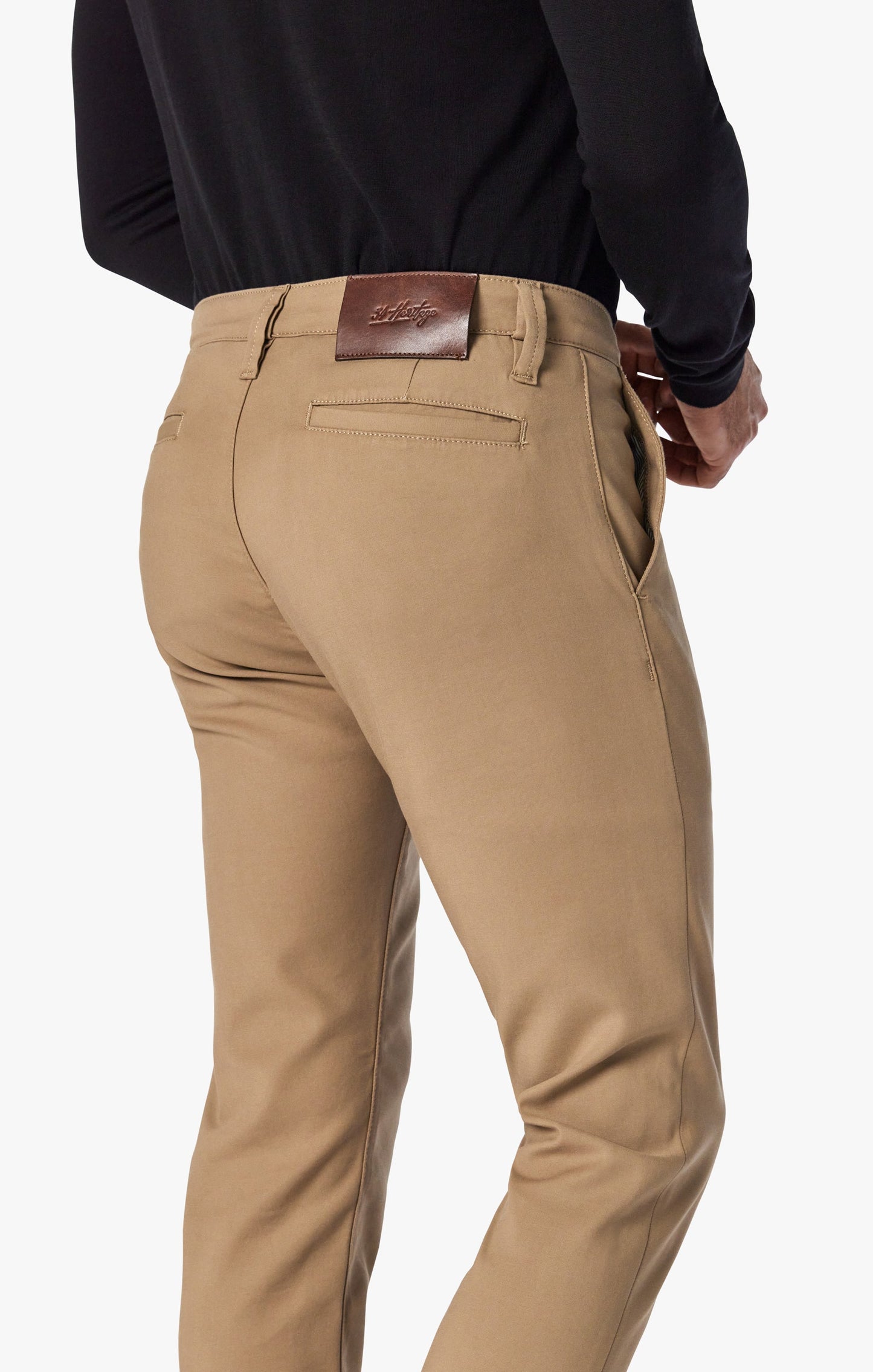 34 Heritage 34 Heritage Verona Straight Leg Chino Pants In Khaki High - Flyer