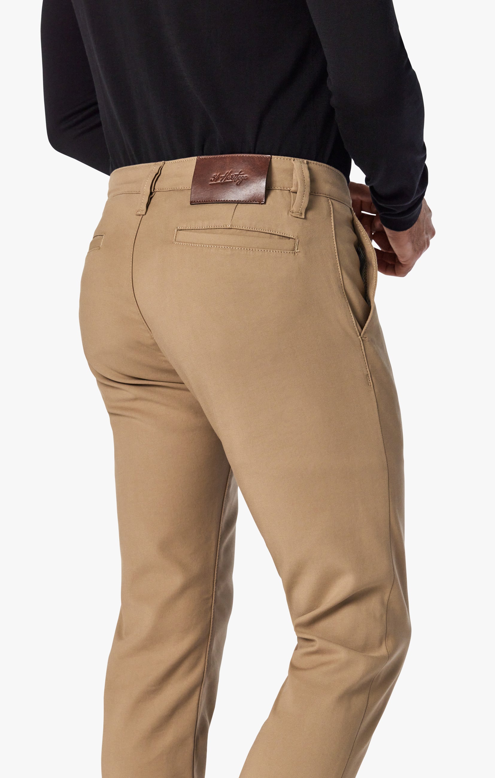 34 Heritage 34 Heritage Verona Straight Leg Chino Pants In Khaki High - Flyer