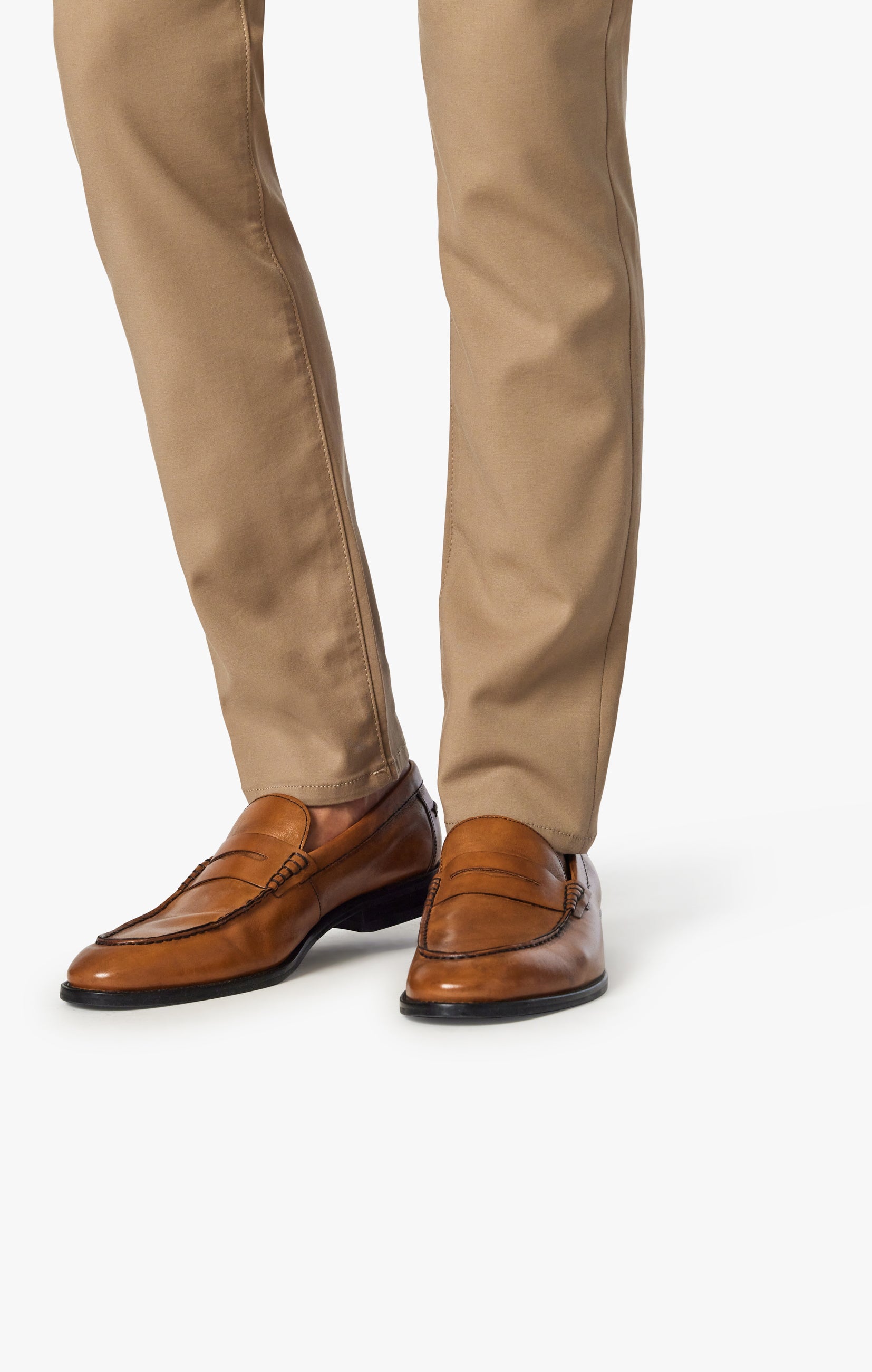 34 Heritage 34 Heritage Verona Straight Leg Chino Pants In Khaki High - Flyer