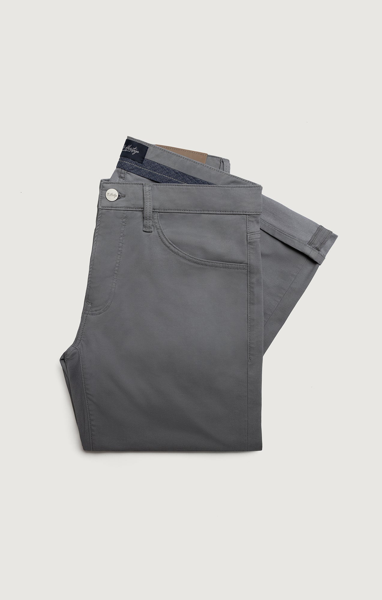 34 Heritage Verona Straight Leg Chino Pants In Dove High Flyer