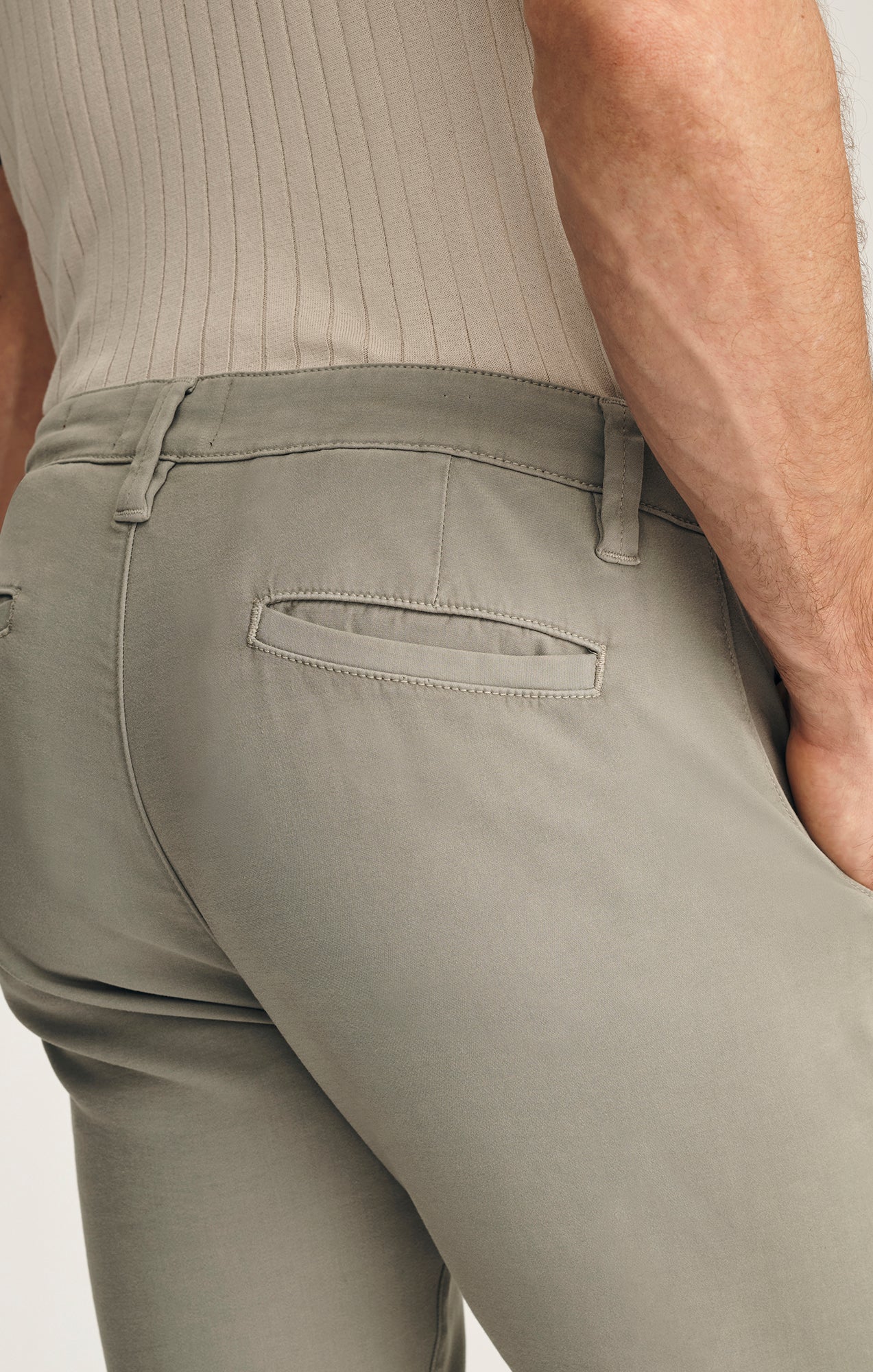 34 Heritage Verona Straight Leg Chino Pants In Dove High Flyer