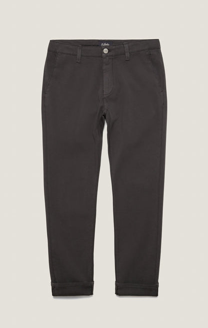 34 Heritage Verona Straight Leg Chino Pants in Dark Grey High Flyer