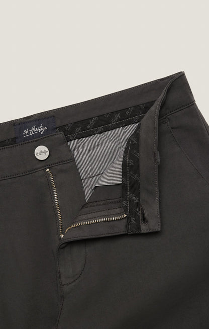 34 Heritage Verona Straight Leg Chino Pants in Dark Grey High Flyer